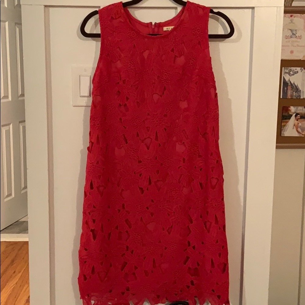 Pink Crochet Dress
